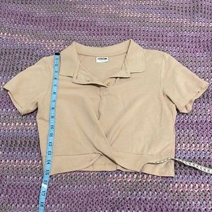 NWOT ASOS Noisy May cropped polo!
